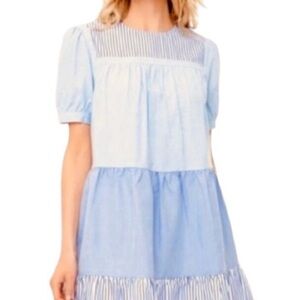 Pomander Place Blue Midi Dress